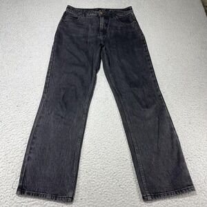 Afends Jeans Womens 28‎ Gray Charcoal Wash High Rise Straight Denim 28x28.5